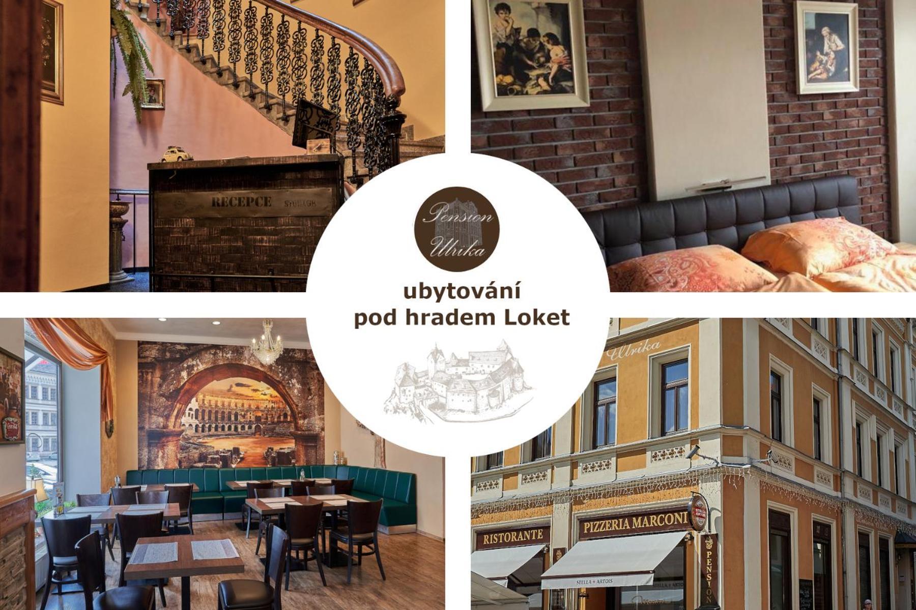 Pension Ulrika - Ubytovani Pod Hradem Loket Dış mekan fotoğraf